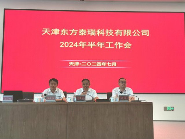东方泰瑞公司召开半年工作会暨“七一”专题党性分析党员大会